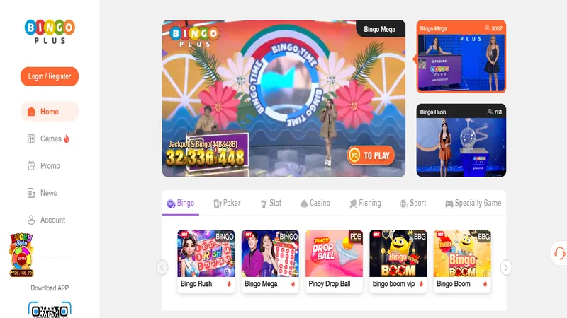 Review BingoPlus Casino Platform